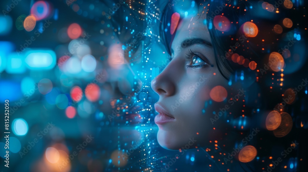 Poster the realm of robotics and automation, where machines mimic human actions, reshaping industries and e
