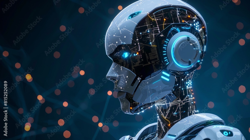 Poster the realm of robotics and automation, where machines mimic human actions, reshaping industries and e