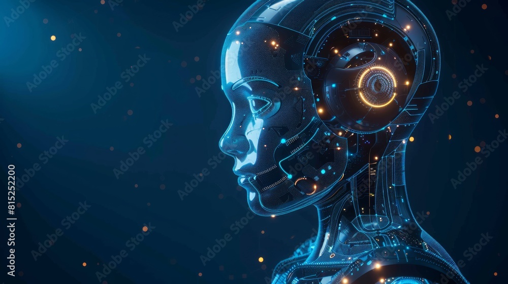 Poster the realm of robotics and automation, where machines mimic human actions, reshaping industries and e