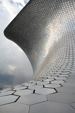 MEXICO CITY, MEXICO - NOVEMBER 17 . 2012: Soumaya Museum in Polanco