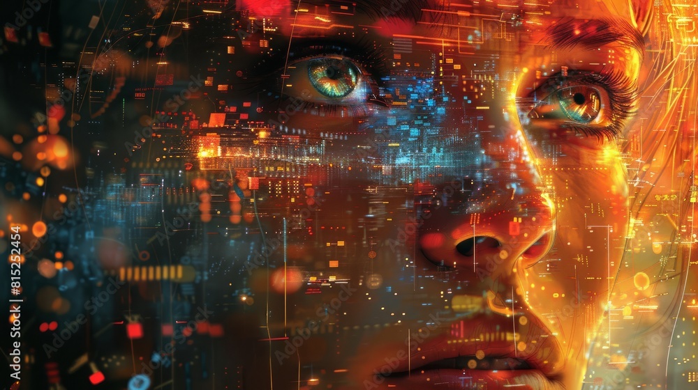 Poster the realm of robotics and automation, where machines mimic human actions, reshaping industries and e