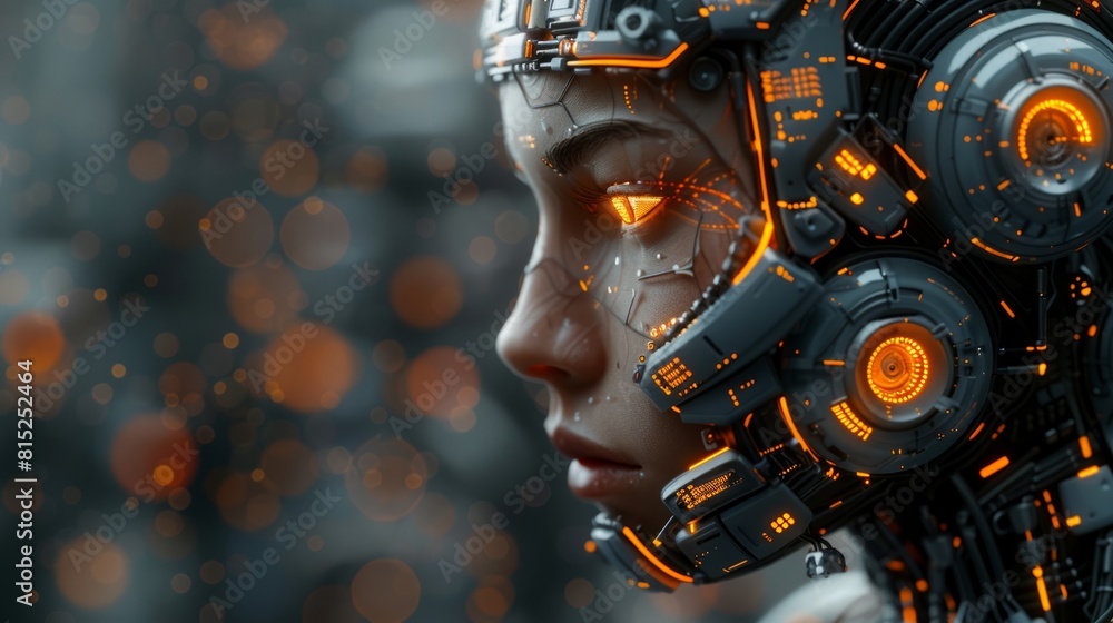 Poster the realm of robotics and automation, where machines mimic human actions, reshaping industries and e