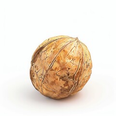 Obraz premium A solitary walnut waiting to be cracked open