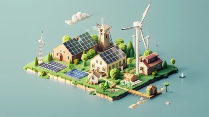 Sustainable Energy Innovation From Ancient Windmills to Modern Solar Panels
