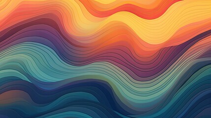 Abstract wavy background resembling a psychedelic oceanic scene