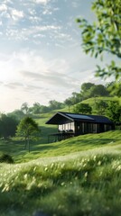 Serene Solar Powered Cottage Nestled in Lush Green Countryside