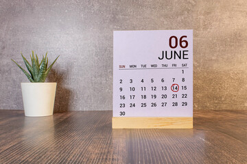 June 14, date on the calendar. International Weblogger’s Day.