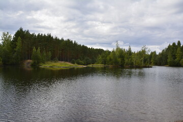 lake in the mountains