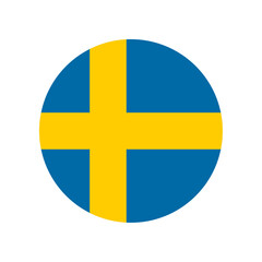 Round Sweden flag icon © ValGraphic