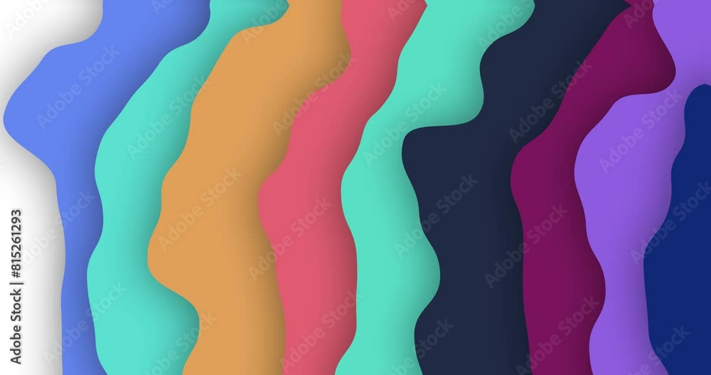 Poster curved wavy abstract blue color tone .abstract spiral geometry. abstract geometric motion. wave abst