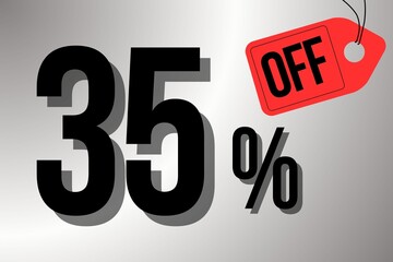 35 percent off