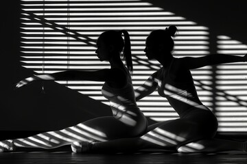 Two Dancers in the Shadows