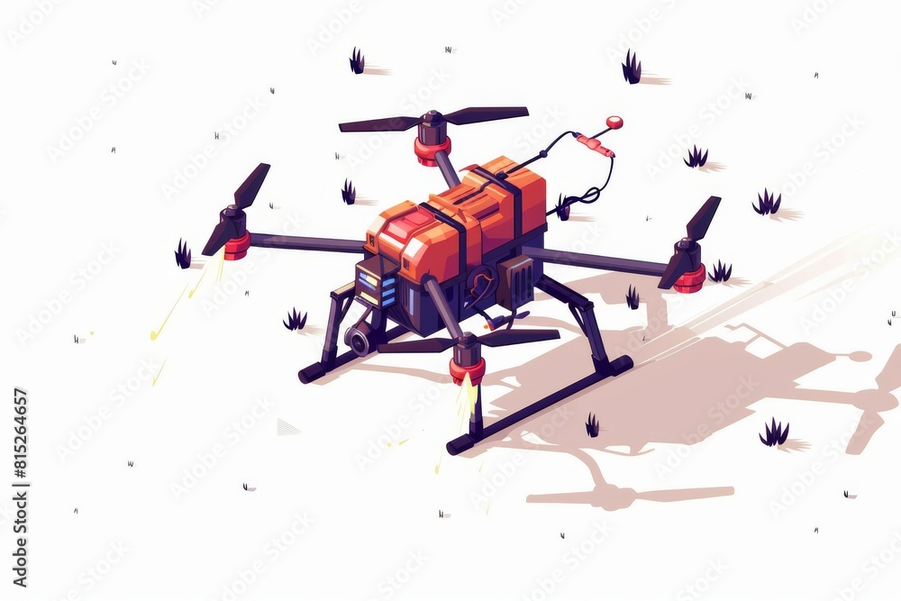 Poster agricultural monitoring advancements deploy drone sensors for innovative views in lush wheat fields,