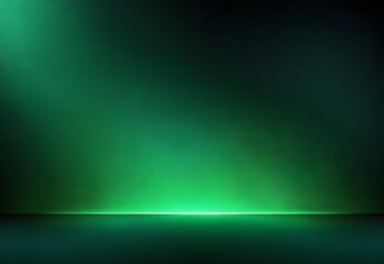 Dark backdrop with a grainy, glowing green light on a green gradient background, exhibiting a noise texture effect banner design, generative AI