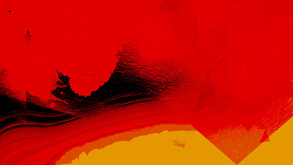 black and red mountain image, ink painting Beautiful high mountains with modern design.