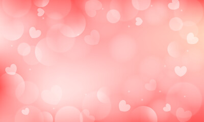 Blurred valentine's day background