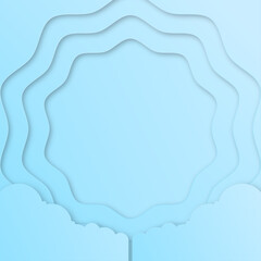 Paper style abstract background design