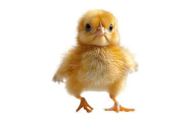 Obraz premium baby chicken isolated on white transparent background