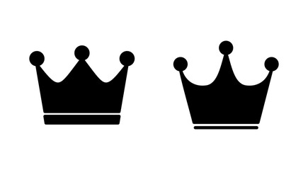 Crown icon set. crown vector icon