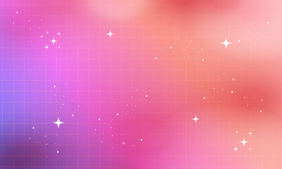 Gradient y2k background, Pastel Neon Holographic Mesh Gradient Abstract Background with Copy Space and Handdrawn Kawaii Y2K
