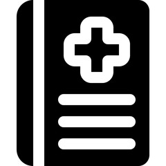 Obraz premium medical book icon