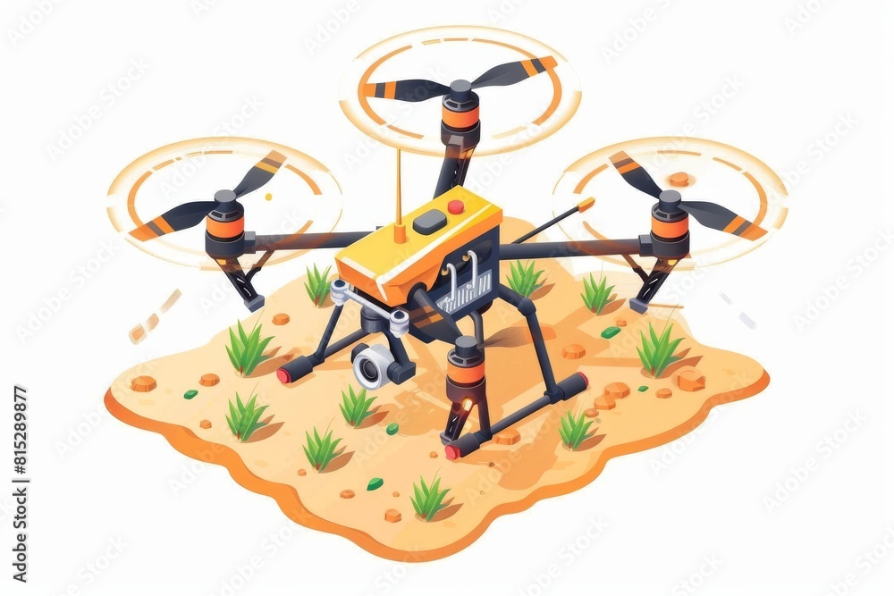 Poster automated camera drones for colorful vineyard management utilize smart industry drones and gray prec