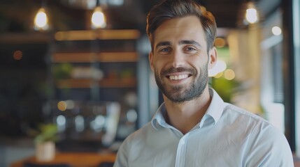 Obraz premium Customer testimonial video highlighting positive experiences with the brand, building trust and credibility among potential customers. 
