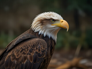 Obraz premium portrait of a bald eagle 