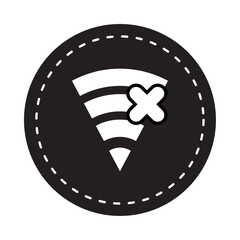 Wifi status icon Vector illustration