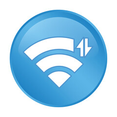Wifi status icon Vector illustration