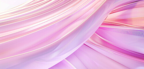 Elegant design featuring pastel pink glowing lines in a luxury abstract.