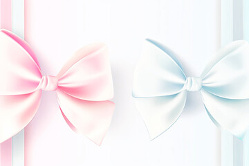 pastel bow card background