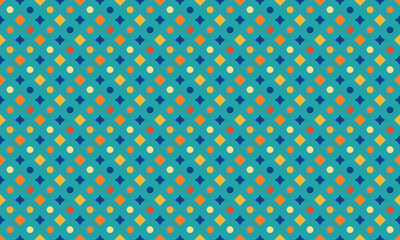 Flat Design Seamless Pattern Wallpaper Background