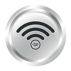 Wifi status icon Vector illustration