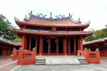 Naklejka premium Confucius Temple in Tainan, Taiwan.