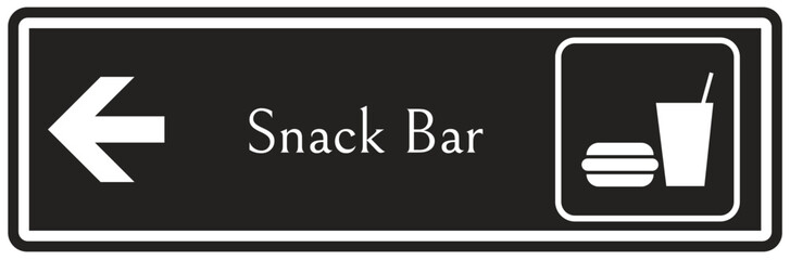Snack bar sign