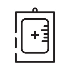 Fototapeta premium Aid Charity Donation Line Icon