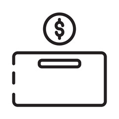 Aid Charity Donation Line Icon