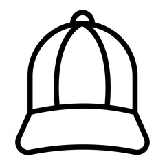 Hat Icon in Line Style