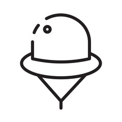 Cap Cowboy Hat Line Icon