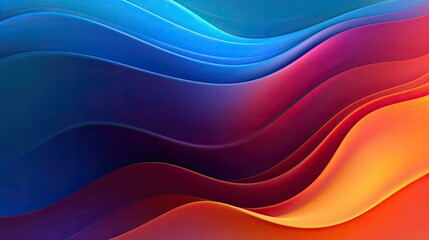 abstract background with multicolored waves, modern and dynamic background