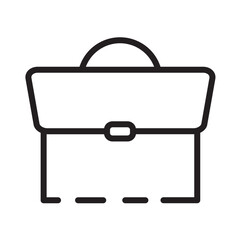 bag tote luggage line icon