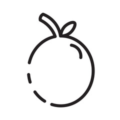Chinese Fruit New Line Icon
