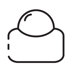 Chair Couch Cushion Line Icon