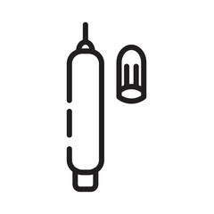 Fabric Marker Pen Line Icon