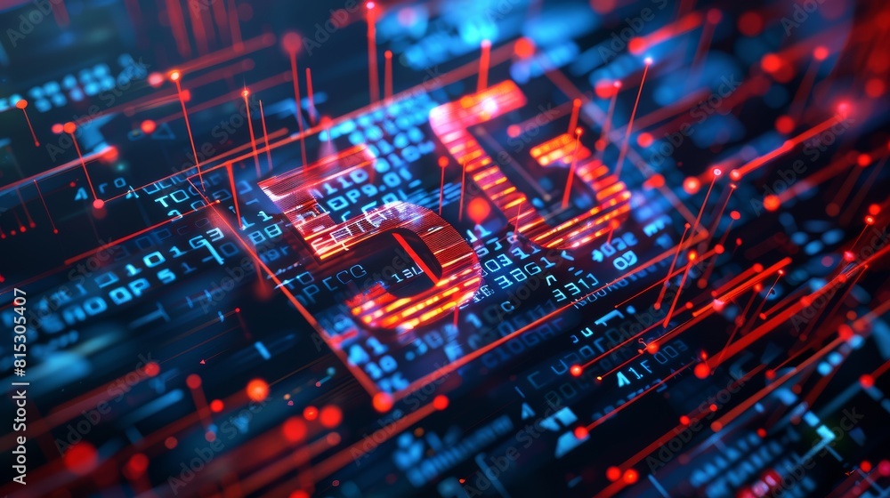 Poster the image shows a close-up of a computer chip with the text 