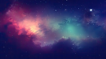 Abstract background with swirling galaxy clusters