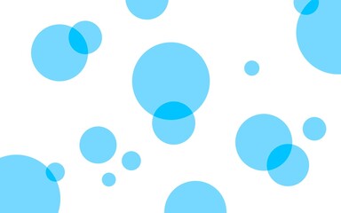 Bubble seamless pattern on white background 