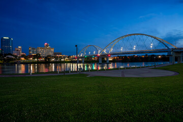 Little Rock Arkansas at night!