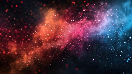 Colorful Starburst Light Blur Graphic